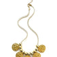 Collar chunky dorado con colgantes