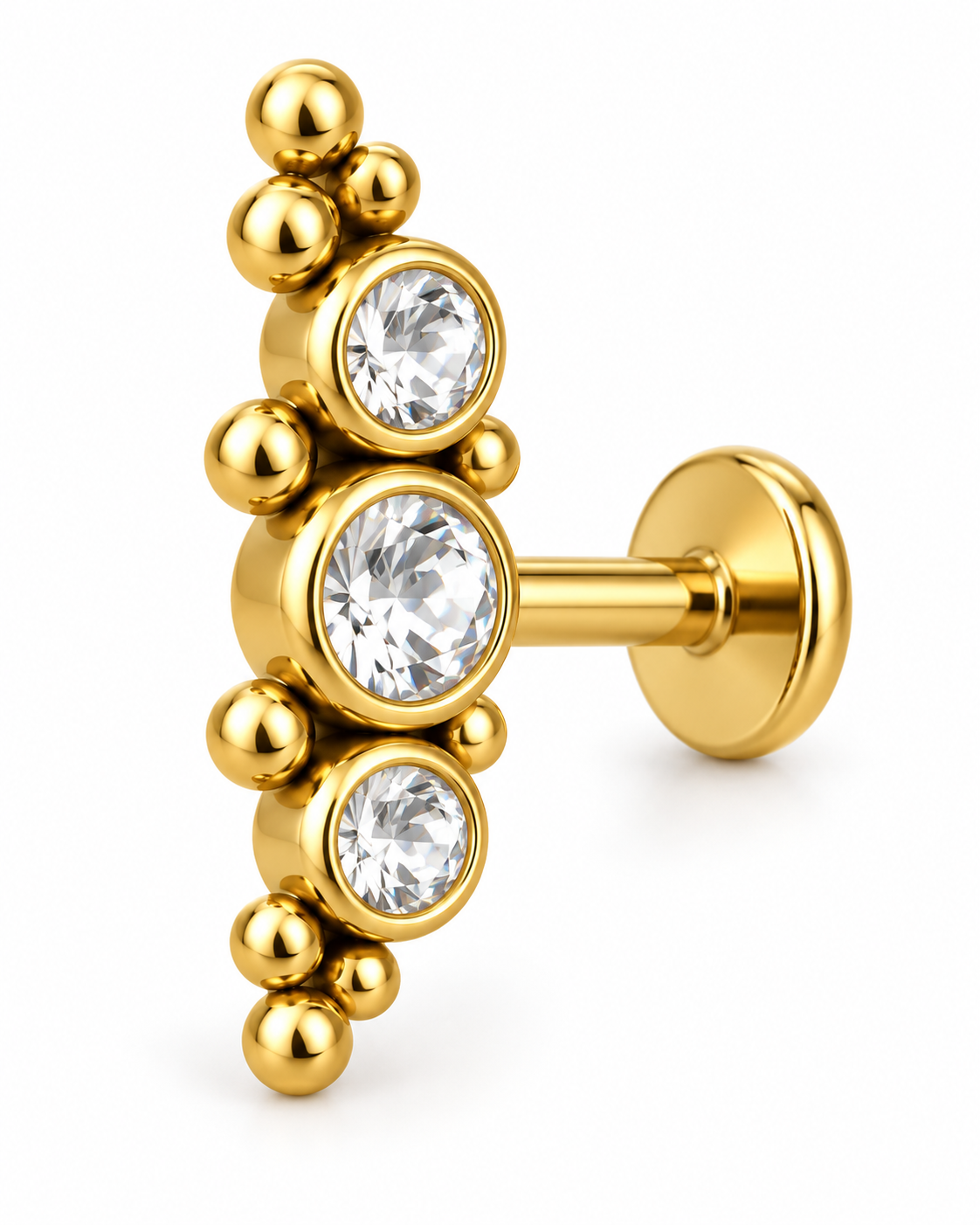 Piercing Trinity Gold