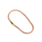 Pulsera tipo tennis con cristales marquesa en tono rosa