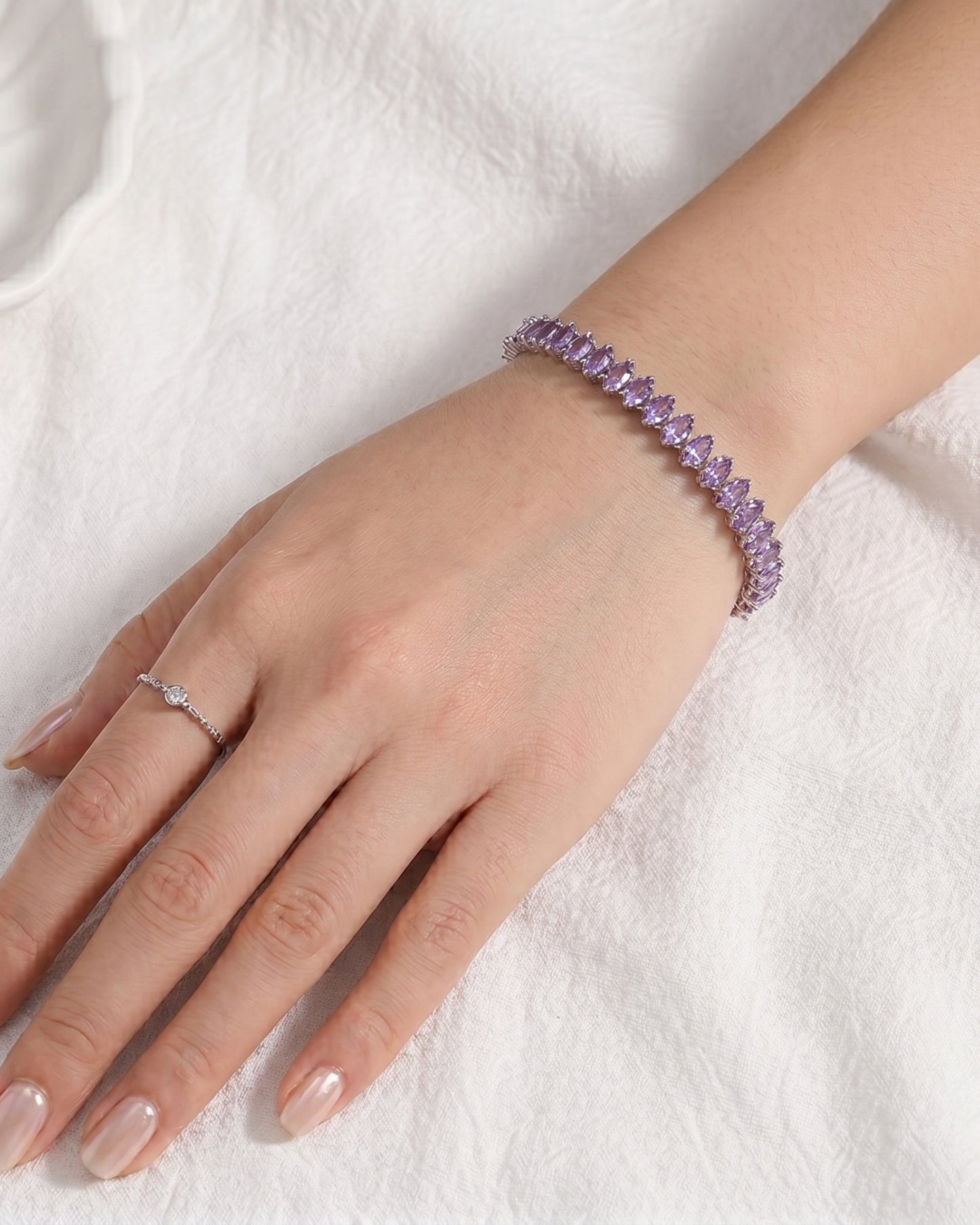 Pulsera Tennis Rivière Amatista