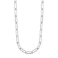 Collar de Eslabones Rectangulares en Plata