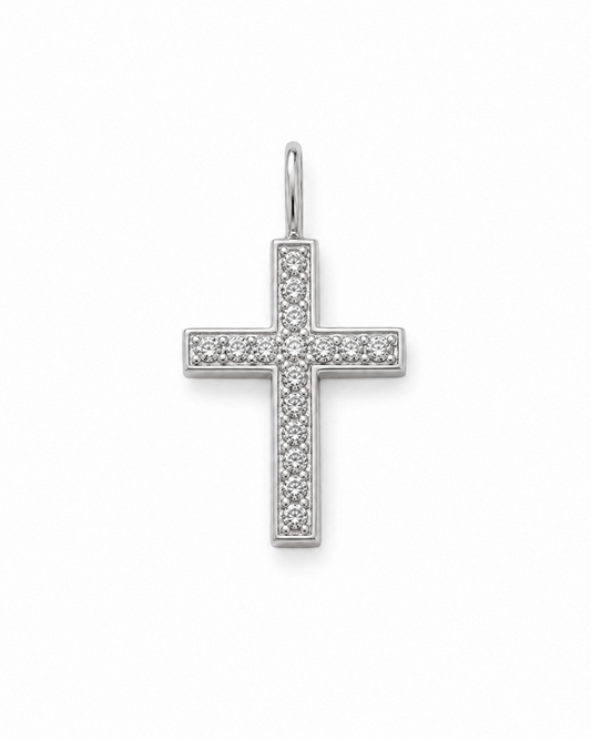 Dije de Cruz Pavé con Circonias