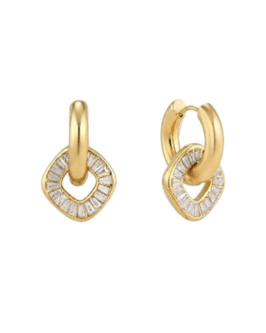 Aretes Luna de Circonias