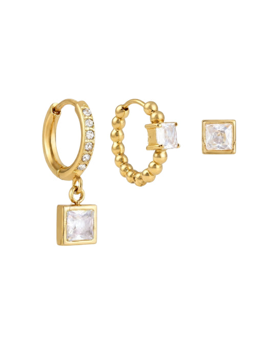 Set de Aretes Modulares Aurora