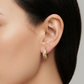 Aretes Relieve de Cuentas y Cristal