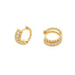 Aretes Relieve de Cuentas y Cristal