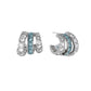 Aretes Trilogía Cromática y Cristal