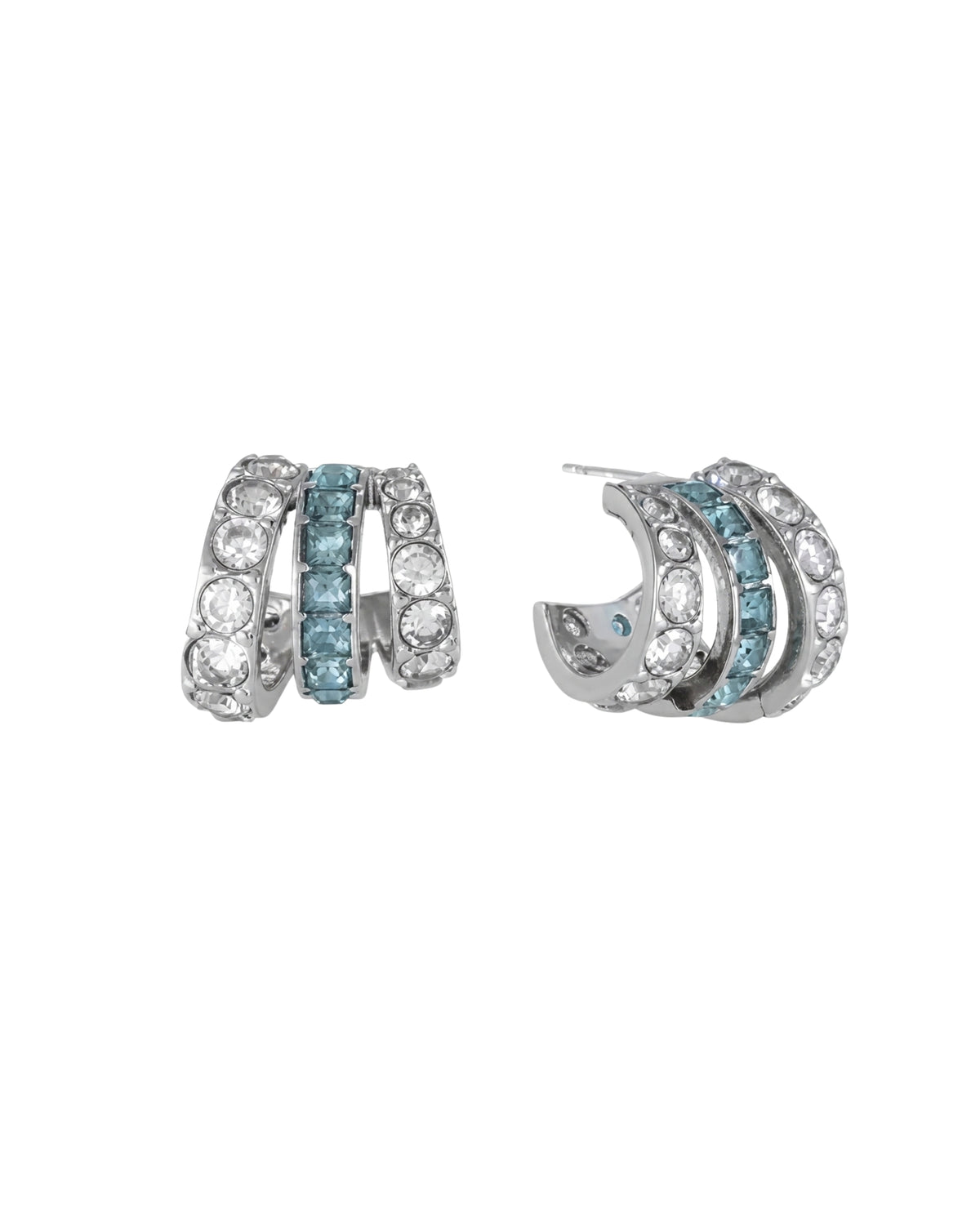 Aretes Trilogía Cromática y Cristal