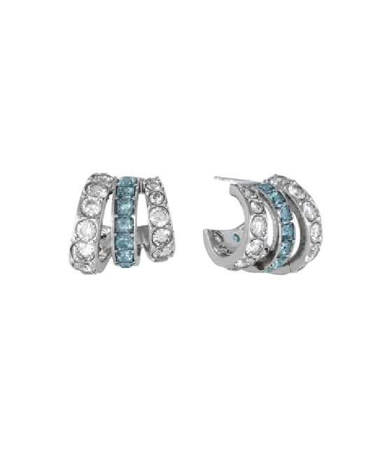Aretes Trilogía Cromática y Cristal