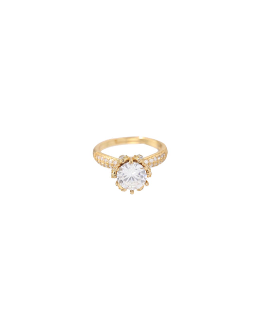 Anillo Pavé Solitaire