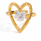 Anillo Hammered Heart