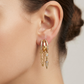 Aretes Tríada Dorada