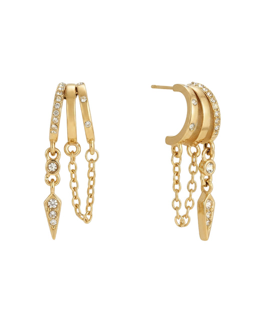 Aretes Tríada Dorada