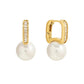 Aretes Perla Geométrica