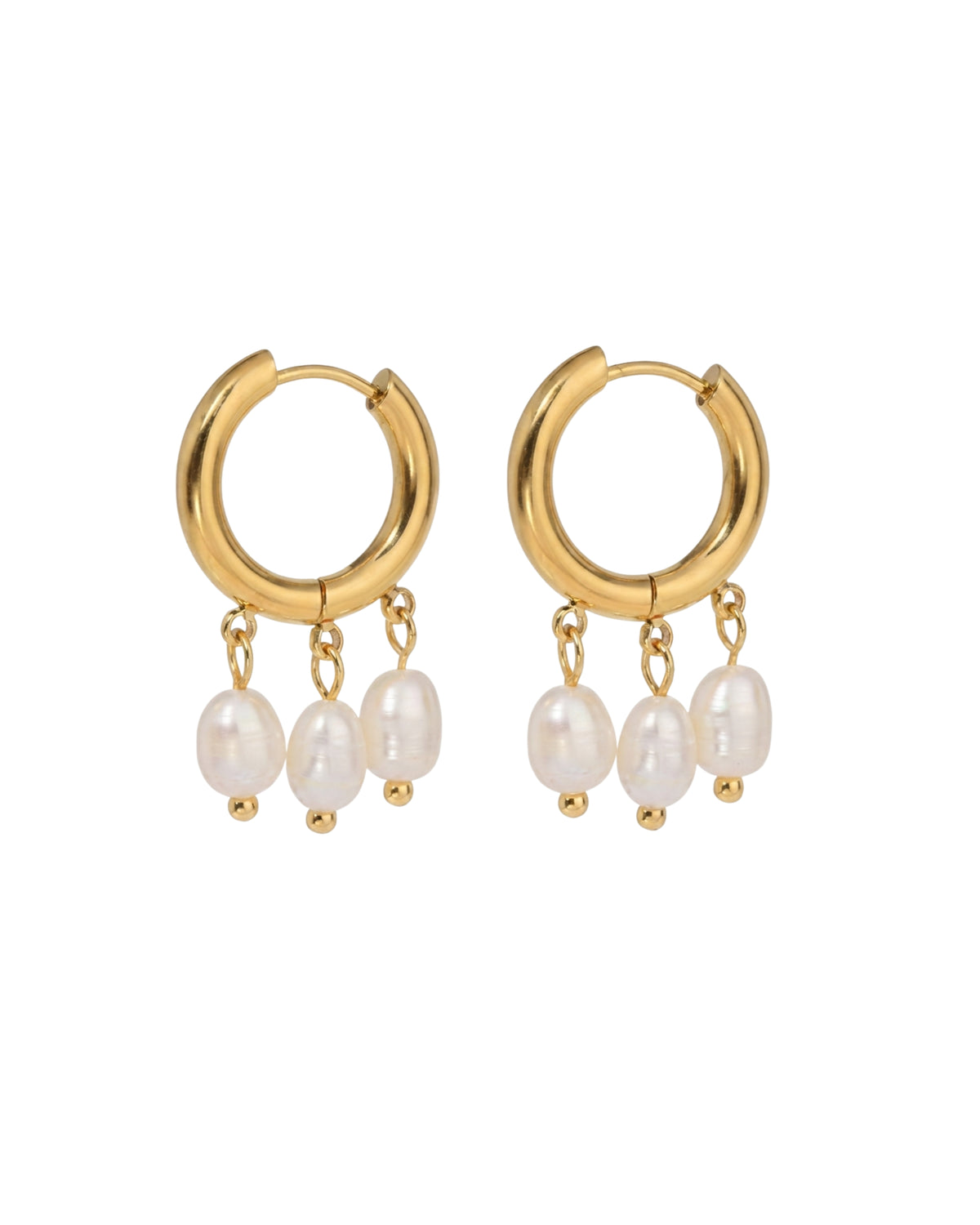 Aretes Tríada Perla