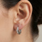 Aretes Aro Solitario