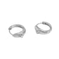 Aretes Aro Solitario