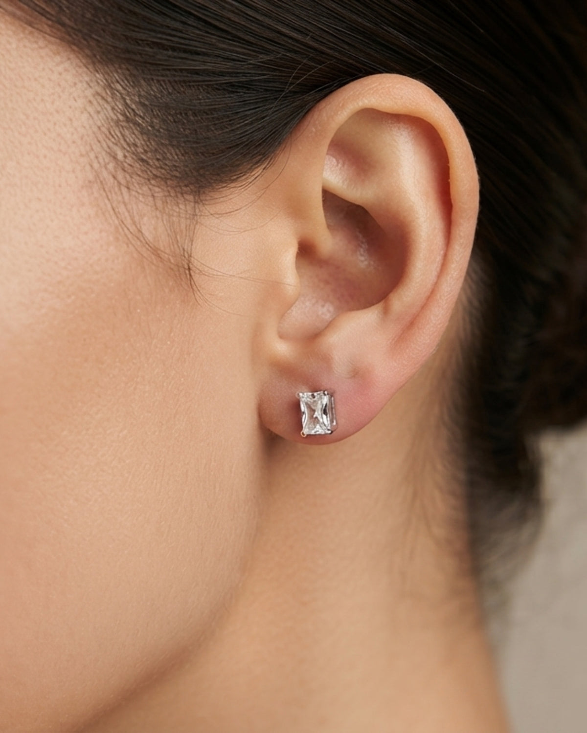 Aretes Corte Esmeralda
