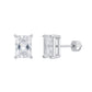 Aretes Corte Esmeralda