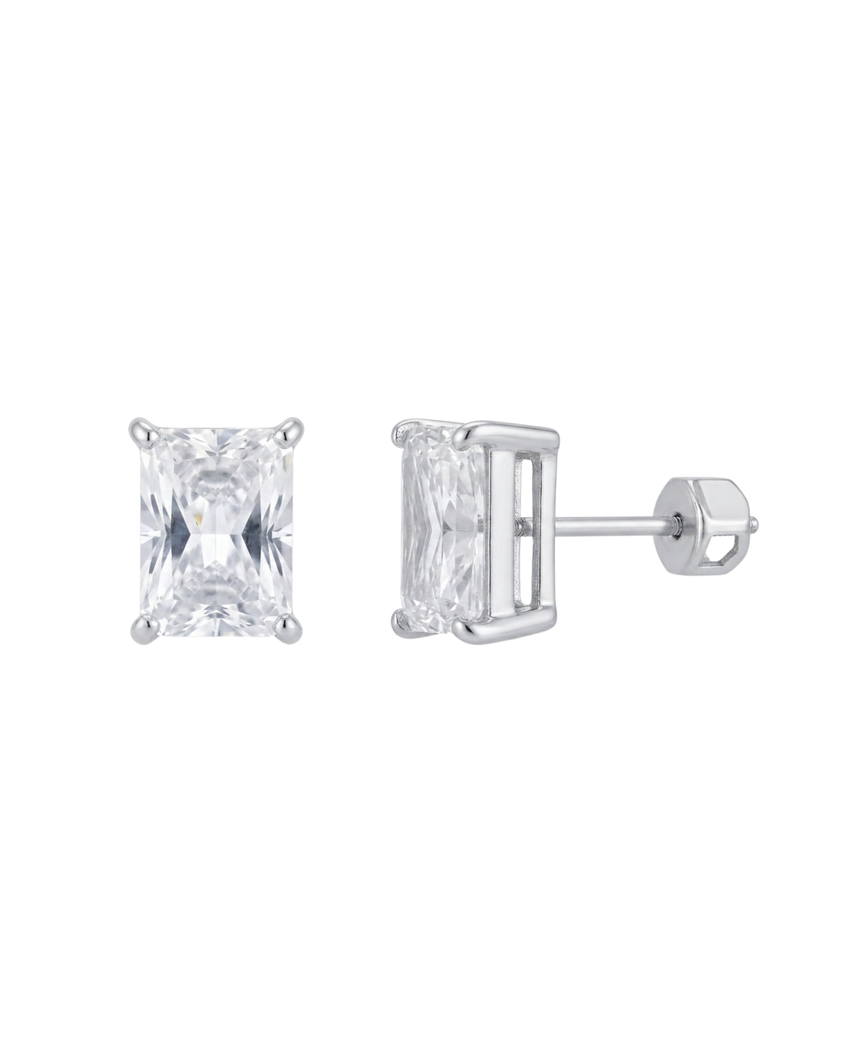 Aretes Corte Esmeralda