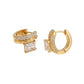 Aretes Doble Banda Lumina