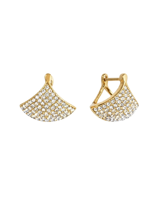 Aretes Abanico Pavé