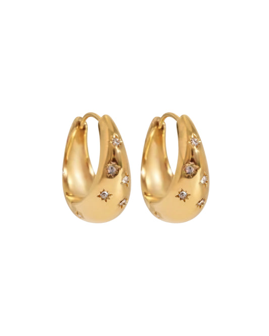 Aretes Constelación Dorada