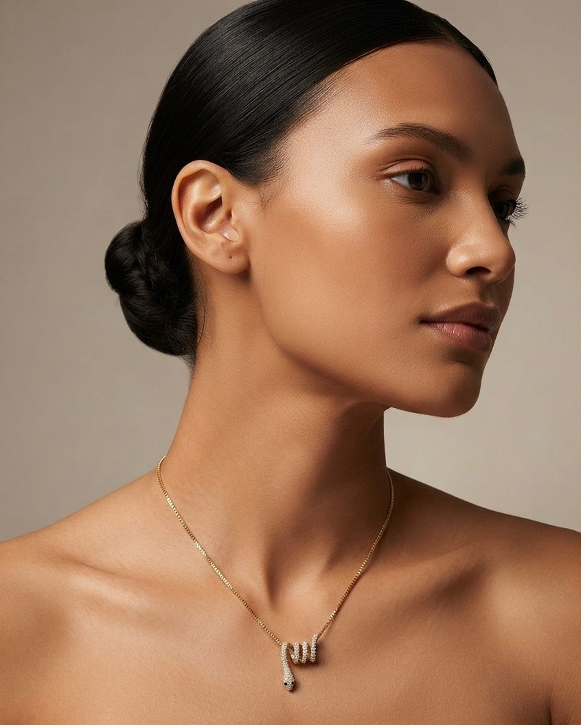 Collar Serpiente Espiral