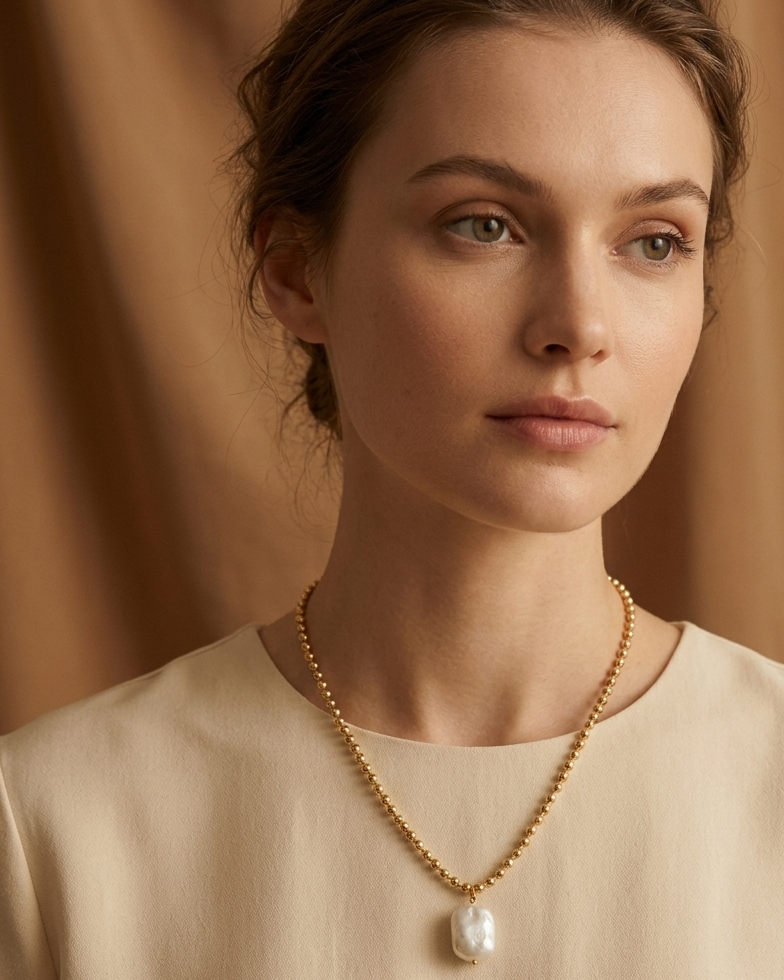Collar Perla Baroque