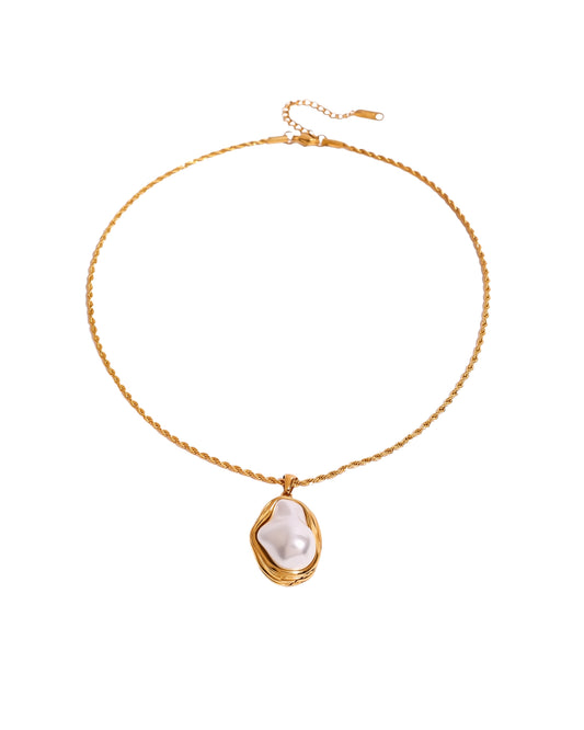 Collar Perla Escultórica