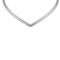Collar Línea Fluida Plateada