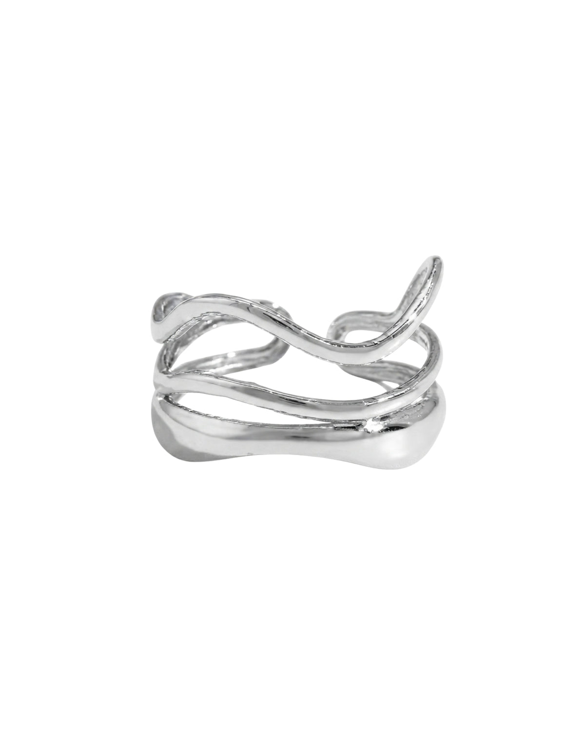 Anillo Olas de Plata