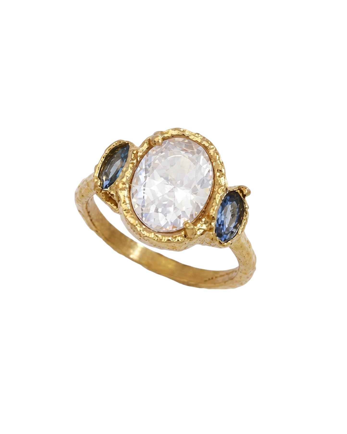 Anillo Trilogía Zafiro y Lumina