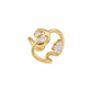 Anillo Lazo Orgánico y Cristal