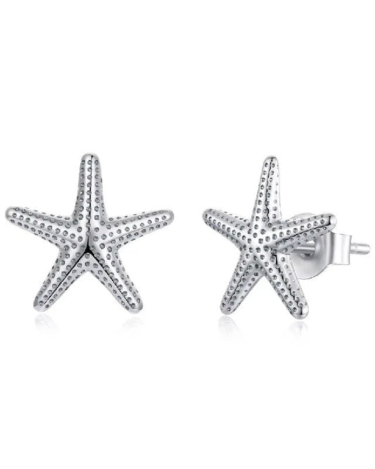 Aretes con Diseño de Estrella de Mar