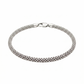 Pulsera de malla flexible con textura de microcubos