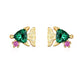 Riviera Emerald Earrings