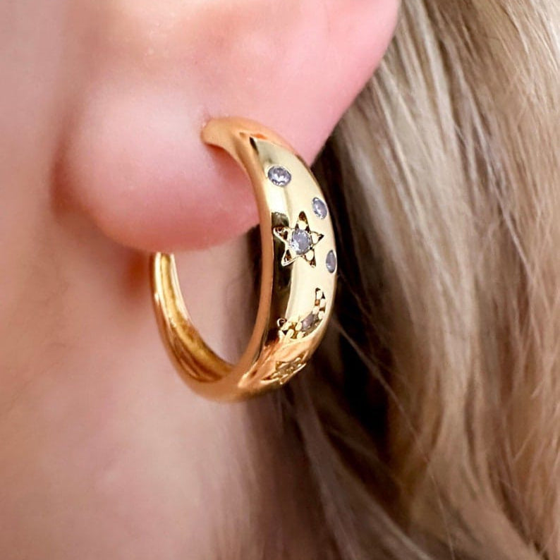 Ara Constelation Hoops