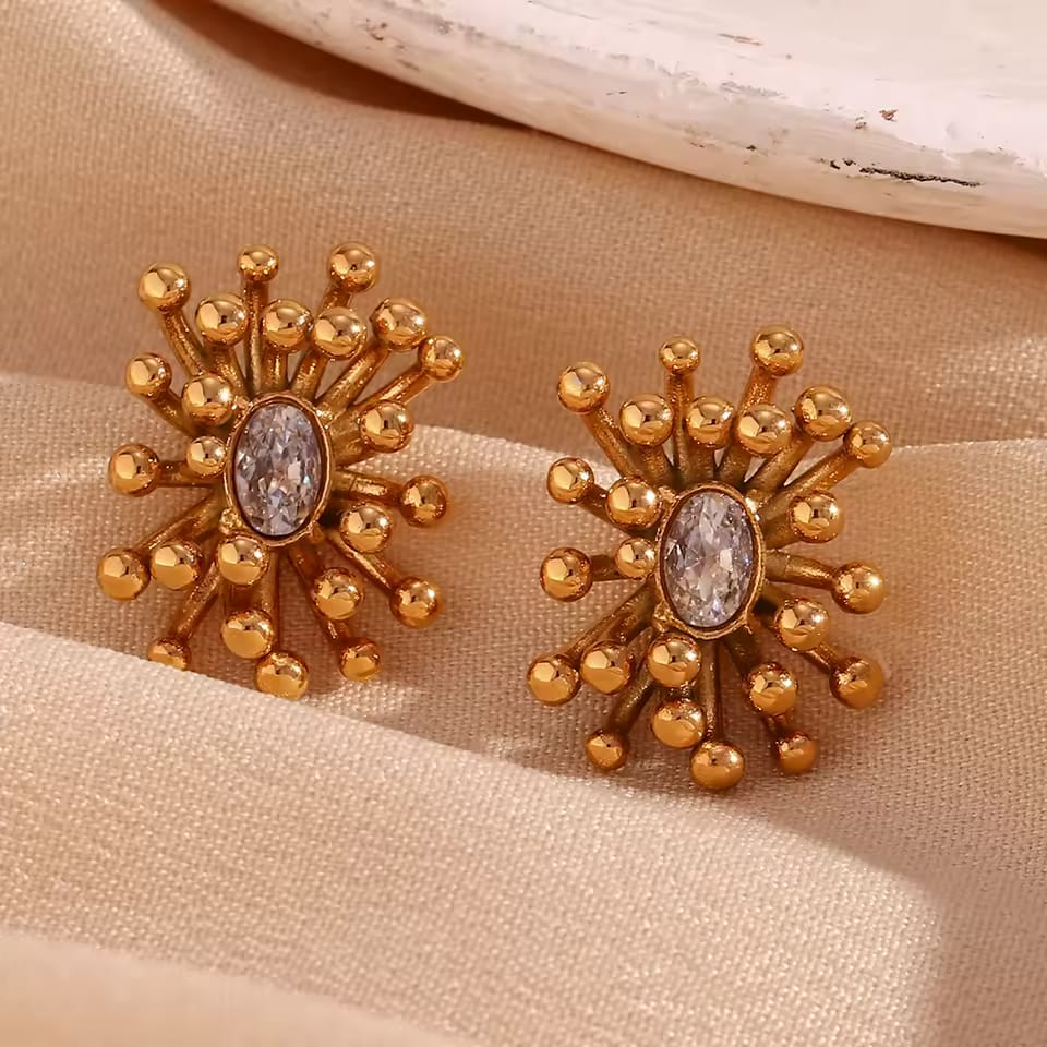 Coral Bloom Earrings