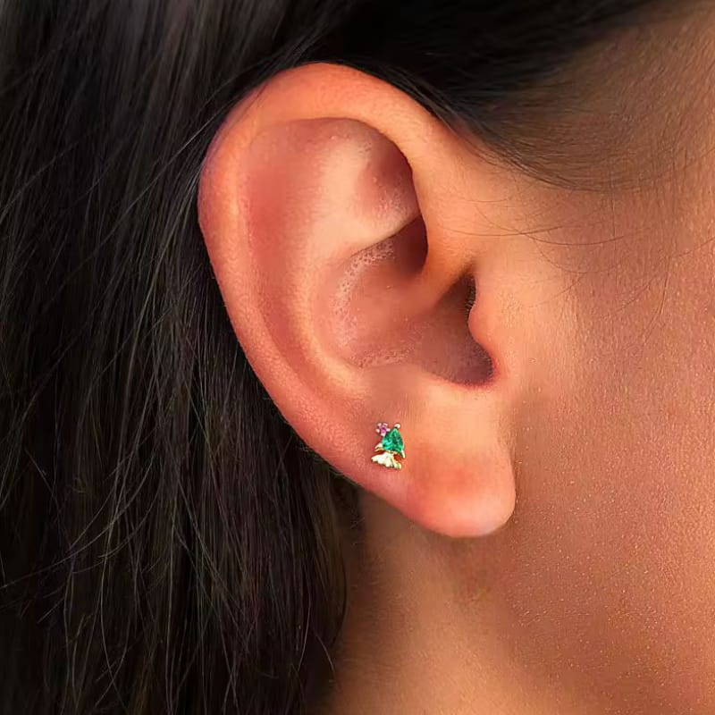 Riviera Emerald Earrings