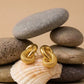 Aretes de Eslabones con textura