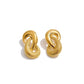 Aretes de Eslabones con textura
