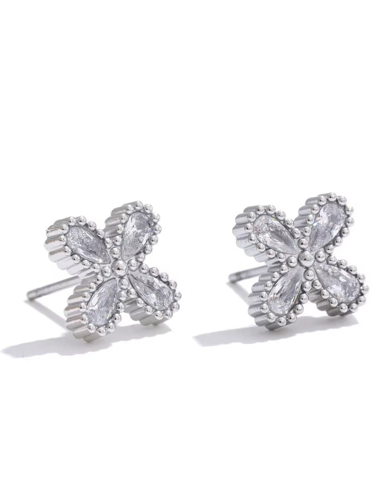 Aretes Flor de Circonita