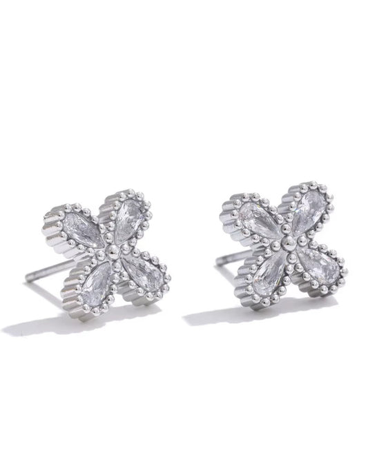 Aretes Flor de Circonita