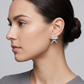 Aretes Estrella de Mar Plateados