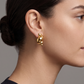 Aretes Caracola Dorada