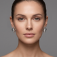 Aretes Caracola Plateada