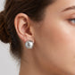 Aretes Esferas Plateadas