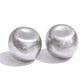 Aretes Esferas Plateadas