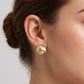 Aretes Esferas Doradas